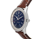 Buy Shop Breitling Navitimer 1 Automatic 41mm Blue Dial Brown Leather Strap Mens Watch - A17326211C1P1 USA Online