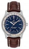 Buy Shop Breitling Navitimer 1 Automatic 41mm Blue Dial Brown Leather Strap Mens Watch - A17326211C1P1 USA Online