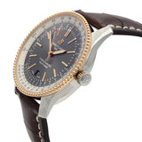 Buy Shop Breitling Navitimer 1 Automatic 41mm Brown Dial Brown Leather Strap Mens Watch - U17326211M1P2 USA Online