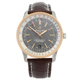 Buy Shop Breitling Navitimer 1 Automatic 41mm Brown Dial Brown Leather Strap Mens Watch - U17326211M1P2 USA Online
