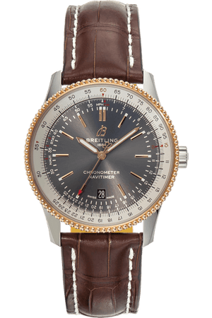 Buy Shop Breitling Navitimer 1 Automatic 41mm Brown Dial Brown Leather Strap Mens Watch - U17326211M1P2 USA Online