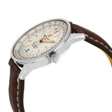 Buy Shop Breitling Navitimer 1 Automatic 41mm White Dial Brown Leather Strap Mens Watch - A17326211G1P1 USA Online