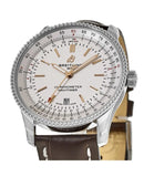 Buy Shop Breitling Navitimer 1 Automatic 41mm White Dial Brown Leather Strap Mens Watch - A17326211G1P1 USA Online