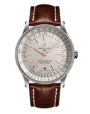 Buy Shop Breitling Navitimer 1 Automatic 41mm White Dial Brown Leather Strap Mens Watch - A17326211G1P1 USA Online