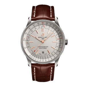 Buy Shop Breitling Navitimer 1 Automatic 41mm White Dial Brown Leather Strap Mens Watch - U17326241G1P2 USA Online