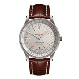 Buy Shop Breitling Navitimer 1 Automatic 41mm White Dial Brown Leather Strap Mens Watch - U17326241G1P2 USA Online