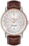 Buy Shop Breitling Navitimer 1 Automatic 41mm White Dial Brown Leather Strap Mens Watch - U17326241G1P2 USA Online