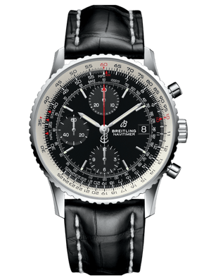 Buy Shop Breitling Navitimer 1 Chronograph 41mm Automatic Black Dial Black Leather Strap Mens Watch - A13324121B1P1 USA Online