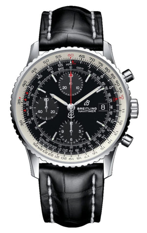 Buy Shop Breitling Navitimer 1 Chronograph 41mm Automatic Black Dial Black Leather Strap Mens Watch - A13324121B1P1 USA Online