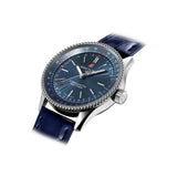 Buy Shop Breitling Navitimer Automatic 35 Blue Dial Blue Leather Strap Watch for Men - A17395161C1P1 USA Online