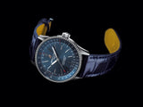 Buy Shop Breitling Navitimer Automatic 35 Blue Dial Blue Leather Strap Watch for Men - A17395161C1P1 USA Online