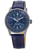 Buy Shop Breitling Navitimer Automatic 35 Blue Dial Blue Leather Strap Watch for Men - A17395161C1P1 USA Online