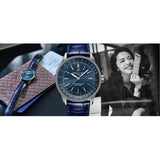 Breitling Navitimer Automatic 35 Blue Dial Blue Leather Strap Watch for Men - A17395161C1P1