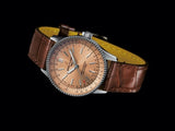 Buy Shop Breitling Navitimer Automatic 35 Brown Dial Brown Leather Strap Watch for Men - A17395201K1P1 USA Online