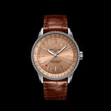 Buy Shop Breitling Navitimer Automatic 35 Brown Dial Brown Leather Strap Watch for Men - A17395201K1P1 USA Online