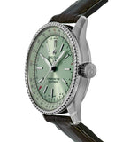 Buy Shop Breitling Navitimer Automatic 35 Green Dial Green Leather Strap Watch for Women - A17395361L1P1 USA Online