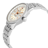 Buy Shop Breitling Navitimer Automatic 35 White Dial Silver Steel Strap Watch for Men - A17395F41G1A1 USA Online