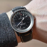 Buy Shop Breitling Navitimer Automatic 38mm Black Dial Black Leather Strap Mens Watch - A17325241B1P1 USA Online