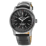 Buy Shop Breitling Navitimer Automatic 38mm Black Dial Black Leather Strap Mens Watch - A17325241B1P1 USA Online