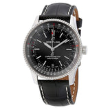 Buy Shop Breitling Navitimer Automatic 38mm Black Dial Black Leather Strap Mens Watch - A17325241B1P1 USA Online