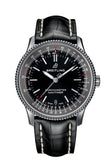 Buy Shop Breitling Navitimer Automatic 38mm Black Dial Black Leather Strap Mens Watch - A17325241B1P1 USA Online