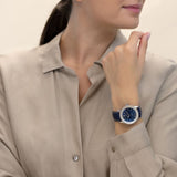 Buy Shop Breitling Navitimer Automatic 38mm Blue Dial Blue Leather Strap Mens Watch - A17325211C1P1 USA Online