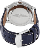 Buy Shop Breitling Navitimer Automatic 38mm Blue Dial Blue Leather Strap Mens Watch - A17325211C1P1 USA Online