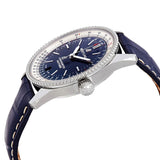 Buy Shop Breitling Navitimer Automatic 38mm Blue Dial Blue Leather Strap Mens Watch - A17325211C1P1 USA Online