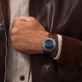 Buy Shop Breitling Navitimer Automatic 38mm Blue Dial Brown Leather Strap Mens Watch - A17325211C1P2 USA Online