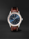 Buy Shop Breitling Navitimer Automatic 38mm Blue Dial Brown Leather Strap Mens Watch - A17325211C1P2 USA Online