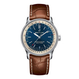 Buy Shop Breitling Navitimer Automatic 38mm Blue Dial Brown Leather Strap Mens Watch - A17325211C1P2 USA Online
