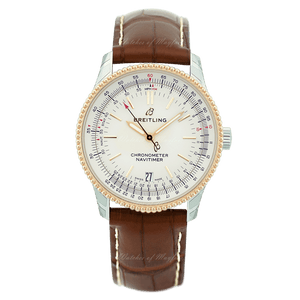 Buy Shop Breitling Navitimer Automatic 38mm Leather Strap Mens Watch - A17325211G1P1 USA Online
