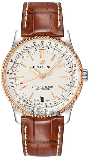 Buy Shop Breitling Navitimer Automatic 38mm Leather Strap Mens Watch - A17325211G1P1 USA Online