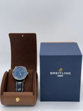 Buy Shop Breitling Navitimer Automatic 41 Blue Dial Blue Leather Strap Watch for Men - A17326161C1P3 USA Online