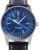Buy Shop Breitling Navitimer Automatic 41 Blue Dial Blue Leather Strap Watch for Men - A17326161C1P3 USA Online