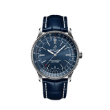 Buy Shop Breitling Navitimer Automatic 41 Blue Dial Blue Leather Strap Watch for Men - A17326161C1P3 USA Online