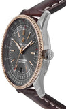 Buy Shop Breitling Navitimer Automatic 41 Grey Dial Brown Leather Strap Watch for Men - U17326121M1P1 USA Online