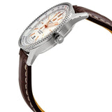 Buy Shop Breitling Navitimer Automatic 41 White Dial Brown Leather Strap Watch for Men - A17326211G1P2 USA Online
