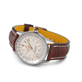 Buy Shop Breitling Navitimer Automatic 41 White Dial Brown Leather Strap Watch for Men - A17326211G1P2 USA Online