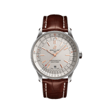 Buy Shop Breitling Navitimer Automatic 41 White Dial Brown Leather Strap Watch for Men - A17326211G1P2 USA Online