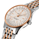 Buy Shop Breitling Navitimer Automatic 41 White Dial Two Tone Steel Strap Watch for Men - U17326211G1U1 USA Online