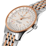 Buy Shop Breitling Navitimer Automatic 41 White Dial Two Tone Steel Strap Watch for Men - U17326211G1U1 USA Online