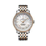 Buy Shop Breitling Navitimer Automatic 41 White Dial Two Tone Steel Strap Watch for Men - U17326211G1U1 USA Online