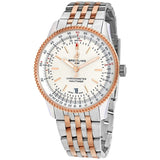 Buy Shop Breitling Navitimer Automatic 41 White Dial Two Tone Steel Strap Watch for Men - U17326211G1U1 USA Online
