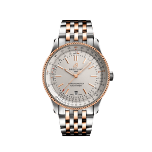 Buy Shop Breitling Navitimer Automatic 41 White Dial Two Tone Steel Strap Watch for Men - U17326211G1U1 USA Online