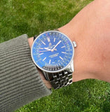 Buy Shop Breitling Navitimer Automatic 41mm Black Dial Silver Steel Strap Watch for Men - A17326241B1A1 USA Online