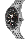 Buy Shop Breitling Navitimer Automatic 41mm Black Dial Silver Steel Strap Watch for Men - A17326241B1A1 USA Online