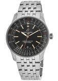 Buy Shop Breitling Navitimer Automatic 41mm Black Dial Silver Steel Strap Watch for Men - A17326241B1A1 USA Online