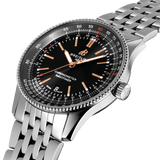 Buy Shop Breitling Navitimer Automatic 41mm Black Dial Silver Steel Strap Watch for Men - A17326241B1A1 USA Online