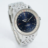 Buy Shop Breitling Navitimer Automatic 41mm Blue Dial Silver Steel Strap Watch for Men - A17326161C1A1 USA Online